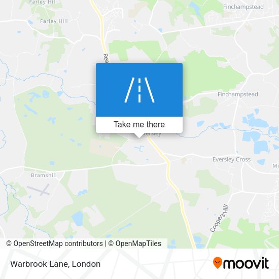 Warbrook Lane map