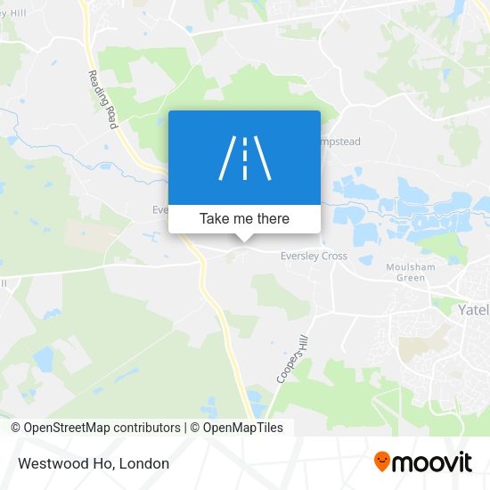 Westwood Ho map