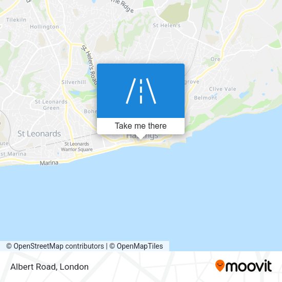 Albert Road map