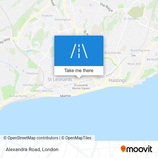 Alexandra Road map