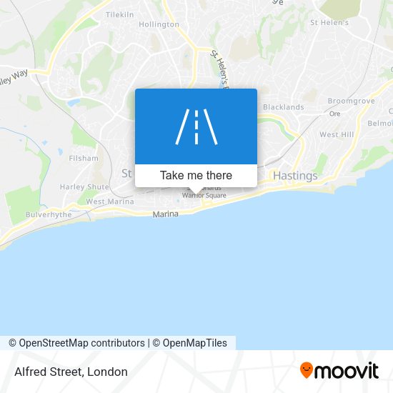 Alfred Street map