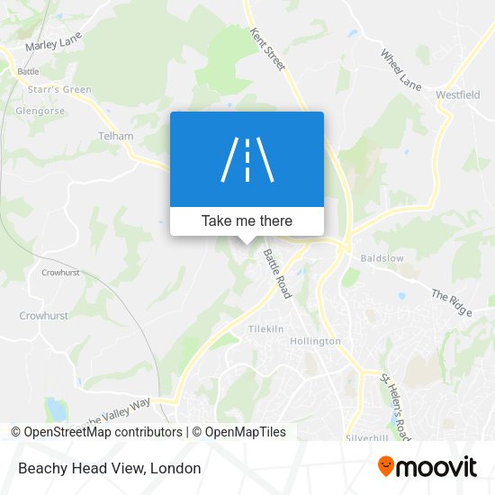 Beachy Head View map