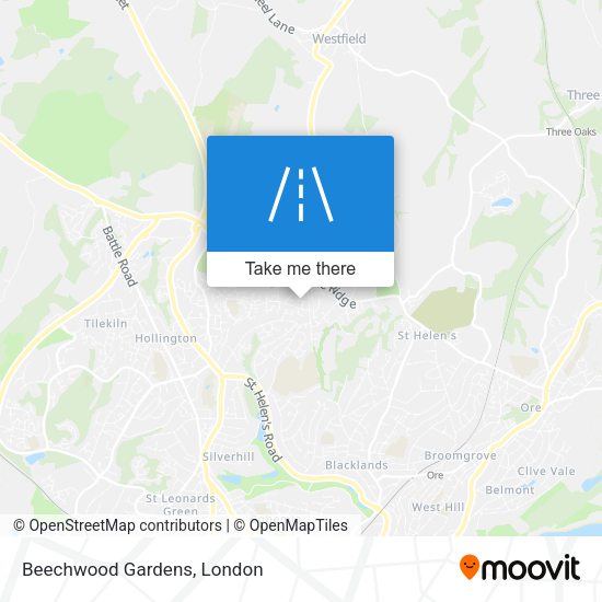 Beechwood Gardens map