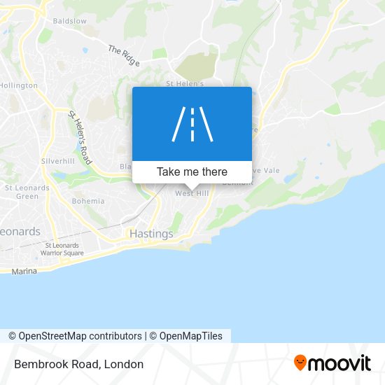 Bembrook Road map