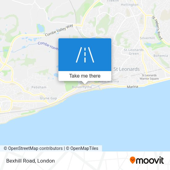 Bexhill Road map