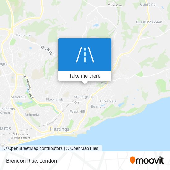 Brendon Rise map