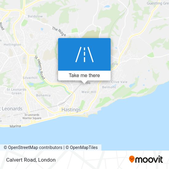 Calvert Road map