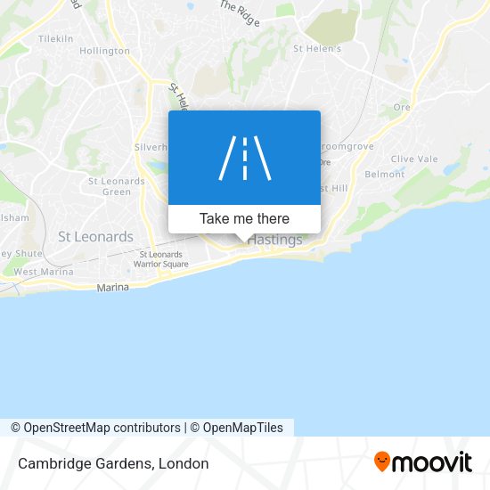 Cambridge Gardens map
