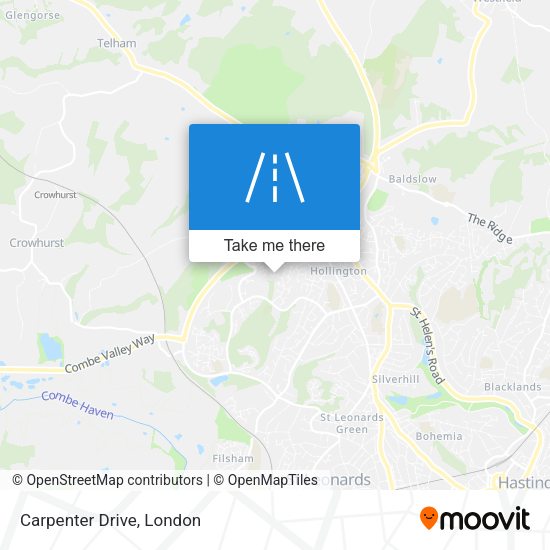 Carpenter Drive map