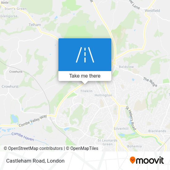 Castleham Road map