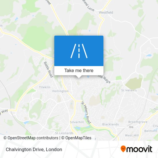 Chalvington Drive map