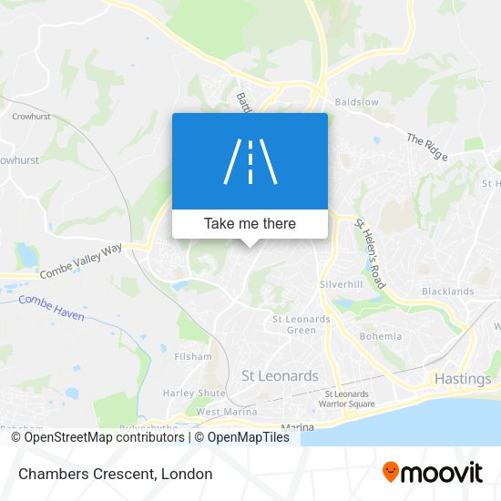 Chambers Crescent map