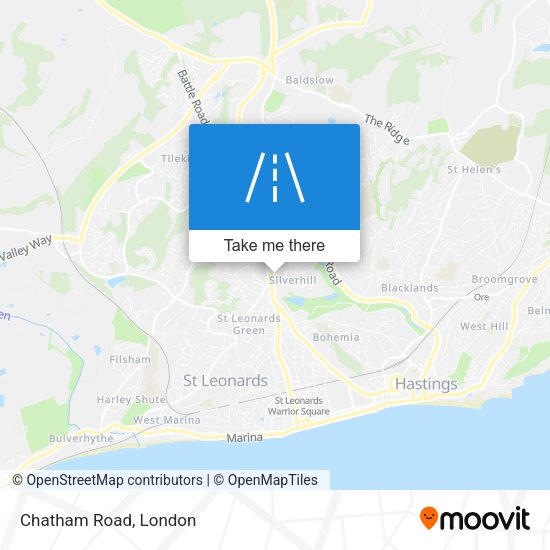 Chatham Road map
