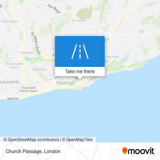 Church Passage map