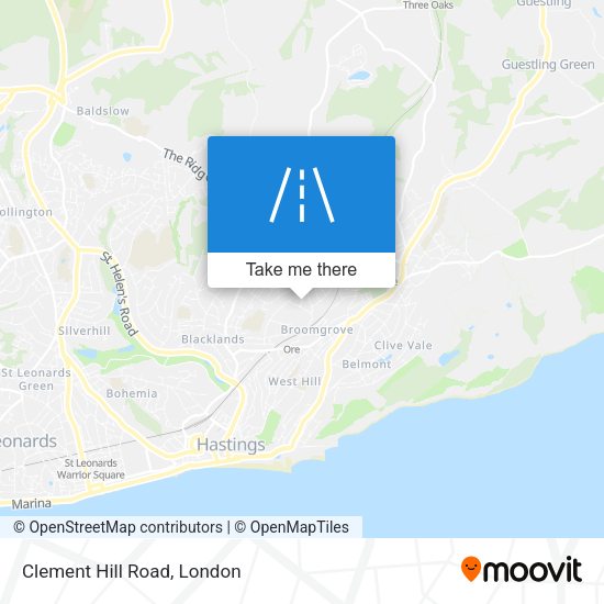 Clement Hill Road map