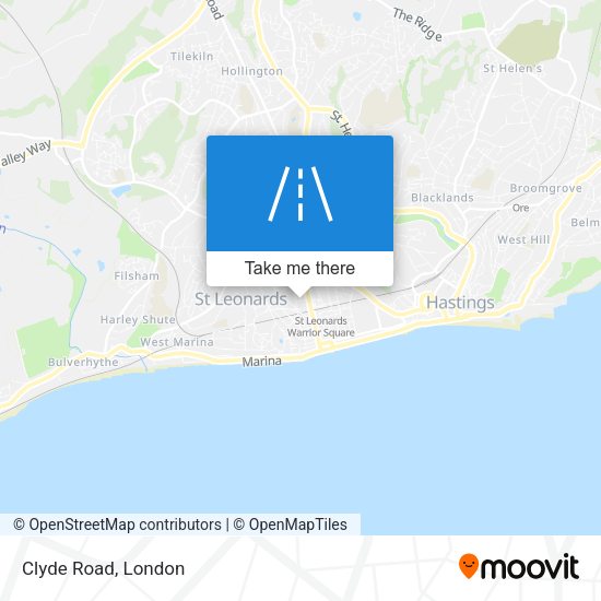 Clyde Road map