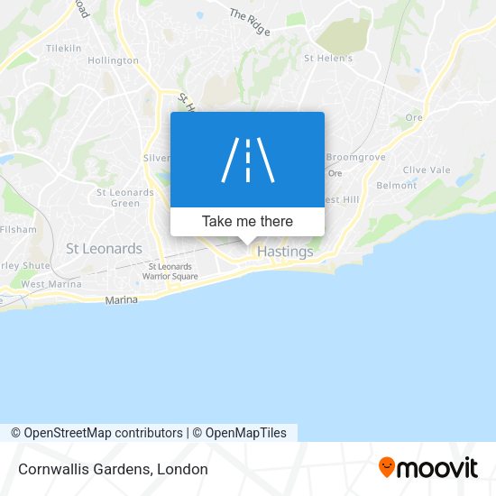 Cornwallis Gardens map