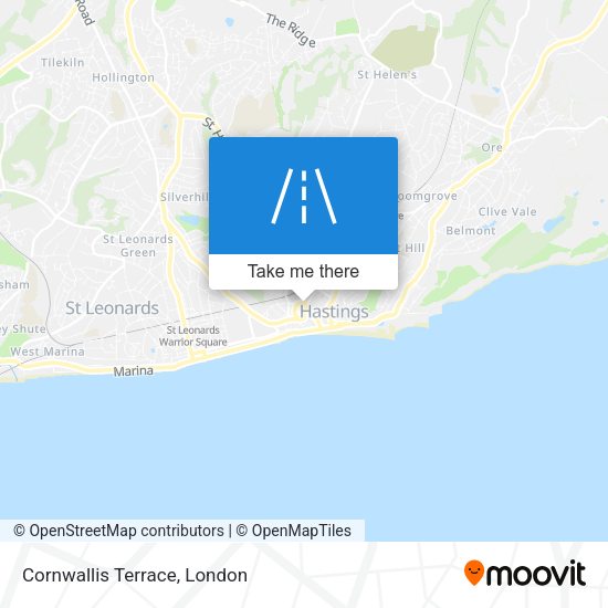 Cornwallis Terrace map