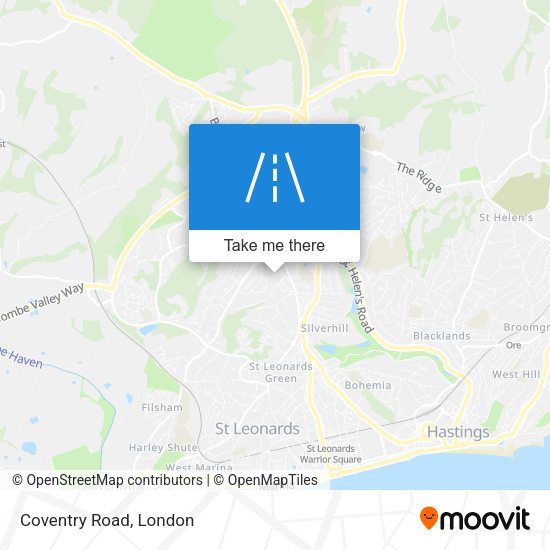 Coventry Road map