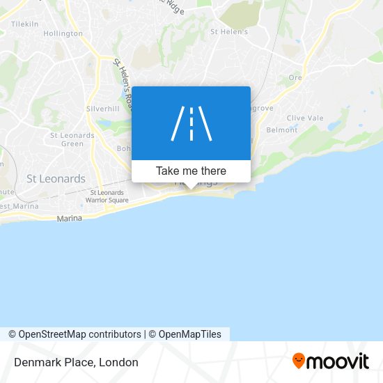 Denmark Place map