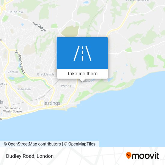 Dudley Road map
