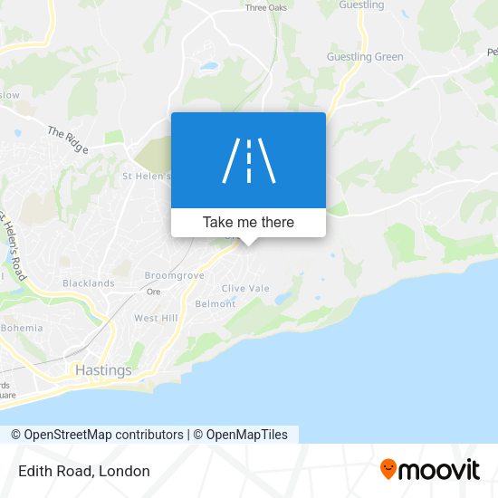 Edith Road map