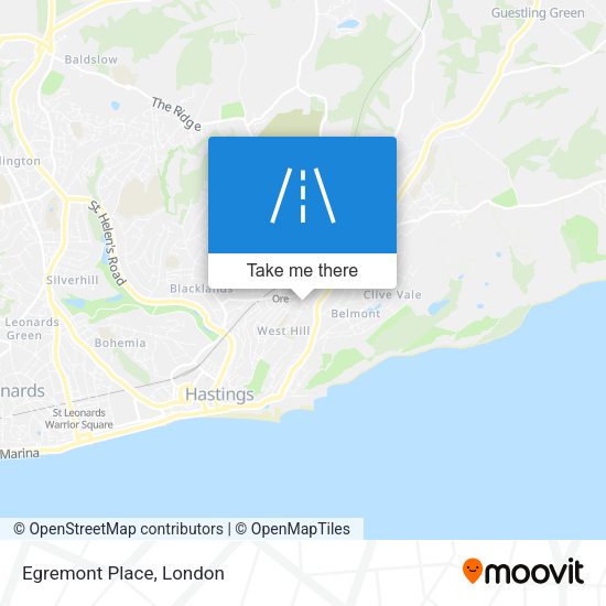 Egremont Place map