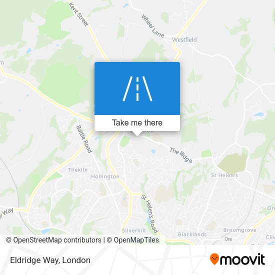 Eldridge Way map
