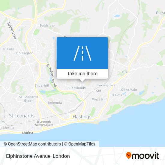 Elphinstone Avenue map