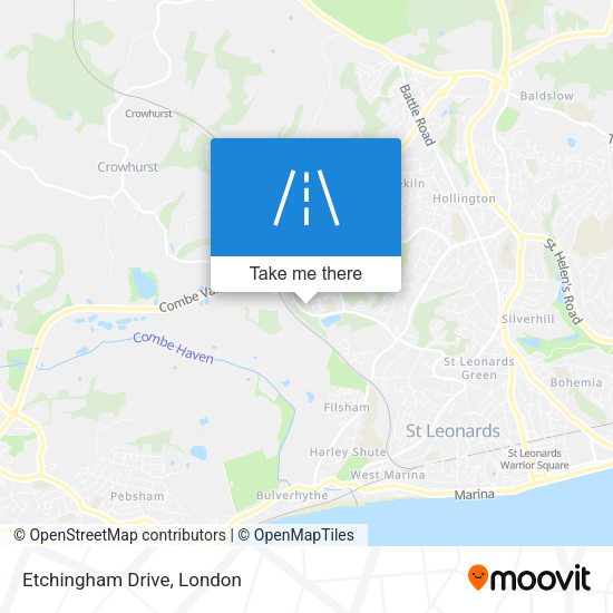 Etchingham Drive map