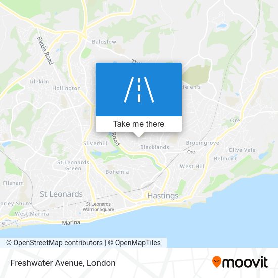 Freshwater Avenue map