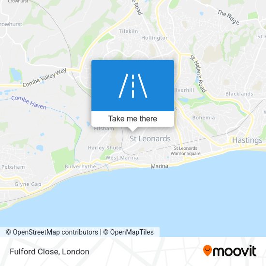 Fulford Close map