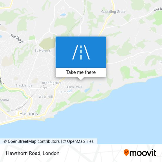 Hawthorn Road map