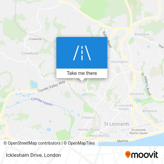 Icklesham Drive map