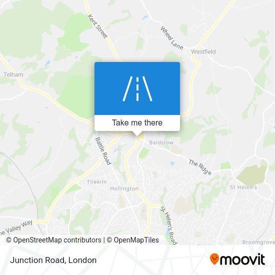 Junction Road map