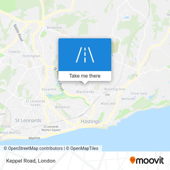 Keppel Road map