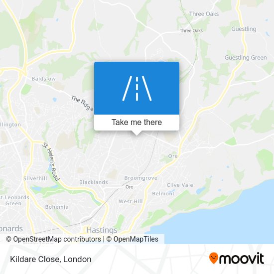 Kildare Close map