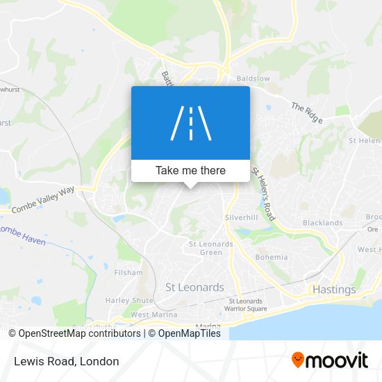Lewis Road map