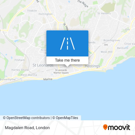 Magdalen Road map