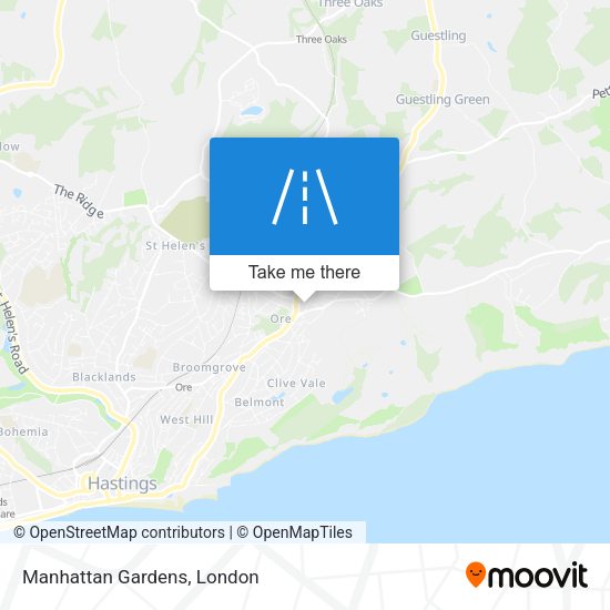 Manhattan Gardens map