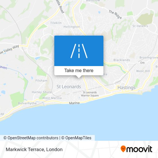 Markwick Terrace map