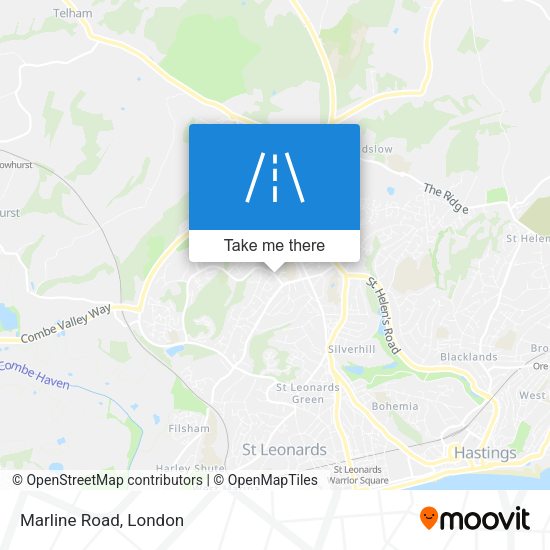Marline Road map