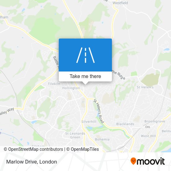 Marlow Drive map