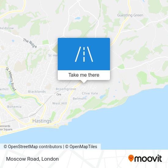 Moscow Road map