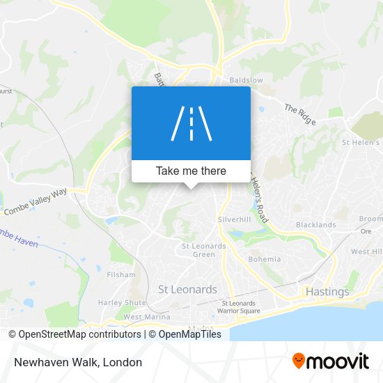 Newhaven Walk map