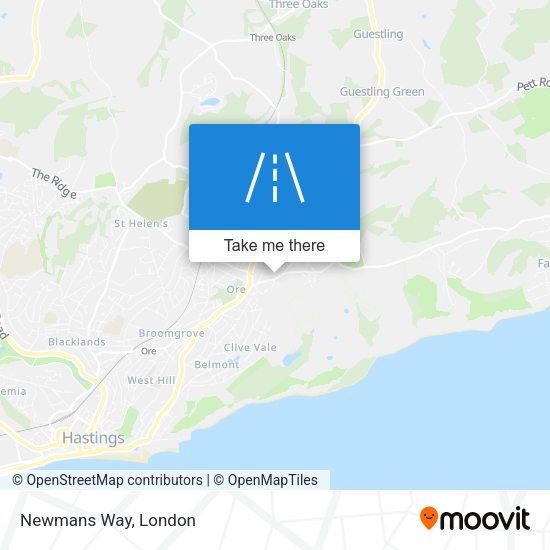 Newmans Way map