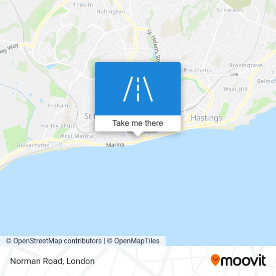 Norman Road map