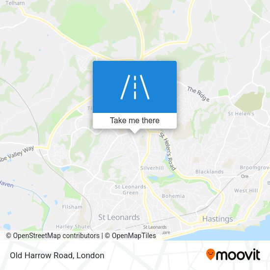 Old Harrow Road map