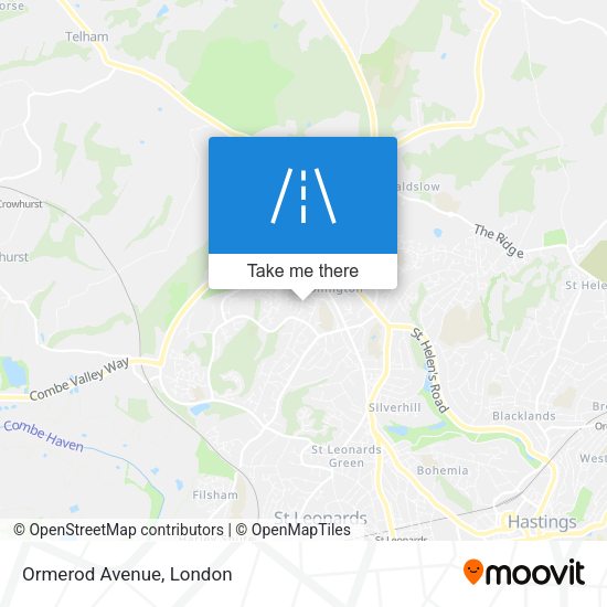 Ormerod Avenue map