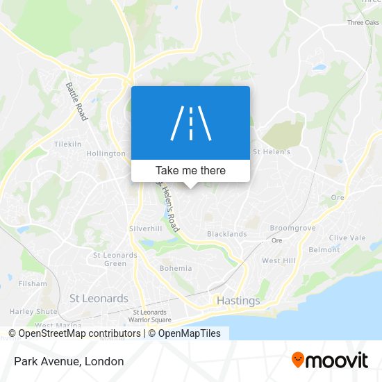Park Avenue map
